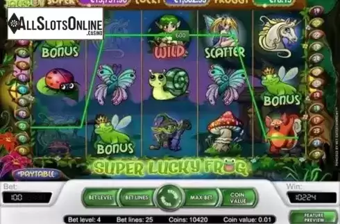 Screen3. Super Lucky Frog (NetEnt) from NetEnt