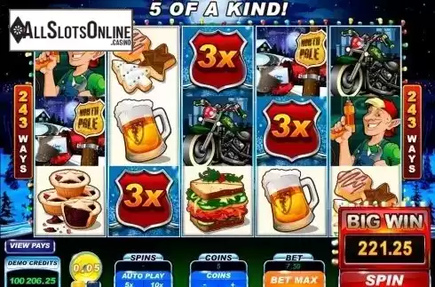 Screen7. Santa's Wild Ride from Microgaming