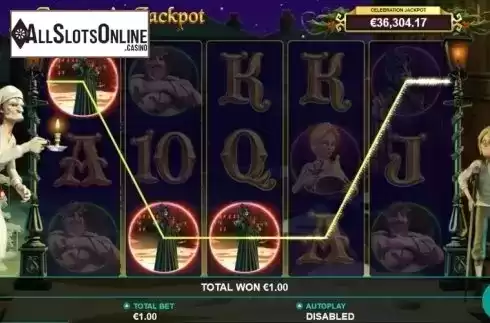 Low Win screen 1. Scrooge's Jackpot from Leander Games
