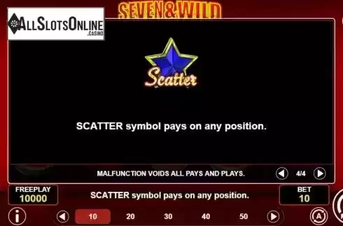 Scatter Symbol Screen
