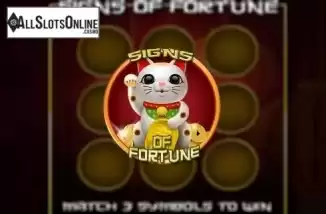 Signs of Fortune. Signs of Fortune from Spinomenal