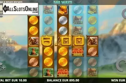 Win Screen 4. Silk Road Riches from Leander Games