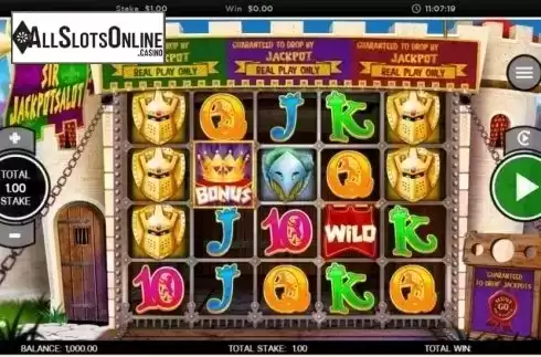 Reel Screen. Sir Jackpot Alot from CORE Gaming