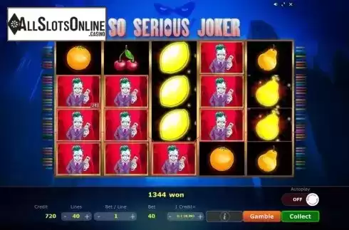 Win Screen . So Serious Joker from Five Men Games