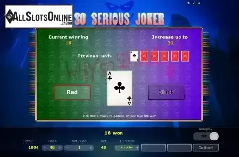 Gamble. So Serious Joker from Five Men Games