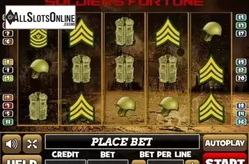 Reel Screen. Soldiers Fortune from PlayPearls