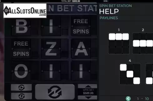 Paylines. Spin Bet Station from Green Jade Games