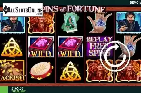 Reel Screen. Spins of Fortune from Intouch Games