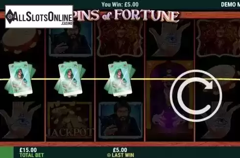 Win screen 3. Spins of Fortune from Intouch Games