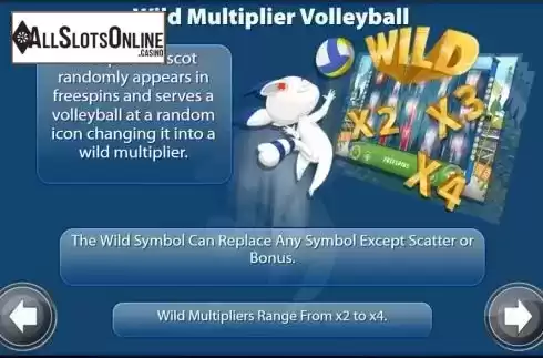 Wild Multiplier screen