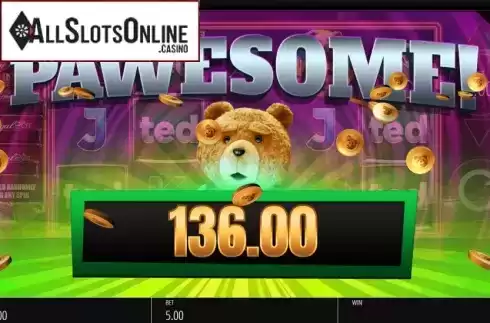 Win Screen 2. Ted Jackpot King from Blueprint