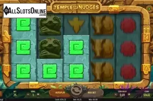 Respin Feature. Temple of Nudges from NetEnt