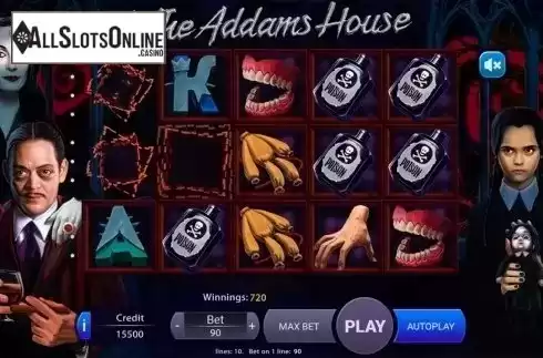 Game workflow 2. The Addams House from X Play