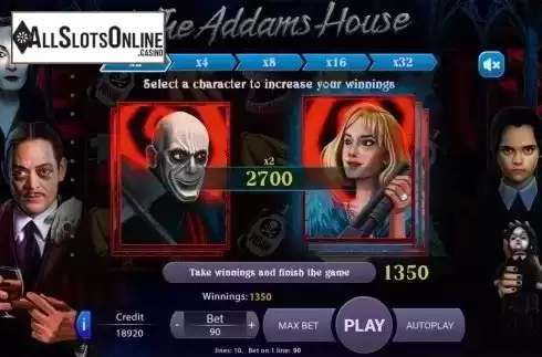 Bonus game 2. The Addams House from X Play