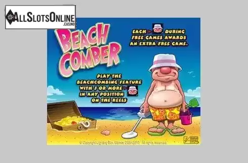 Screen2. The Beach Comber from Lightning Box