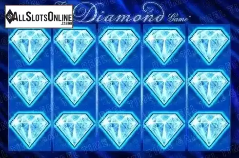 Win screen. The Diamond Game from Reel Time Gaming