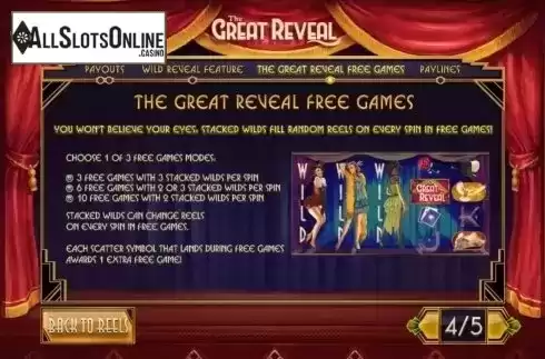 Free Games. The Great Reveal from Playtech