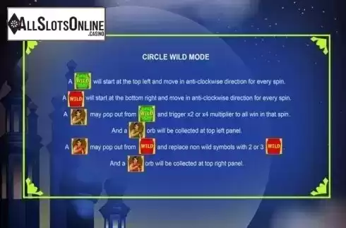 Circle Wild Mode. The Magical Lamp from August Gaming