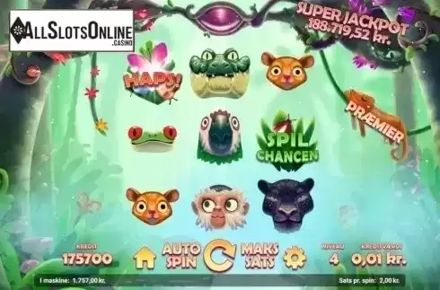 Reel Screen. The Magic Jungle from Magnet Gaming
