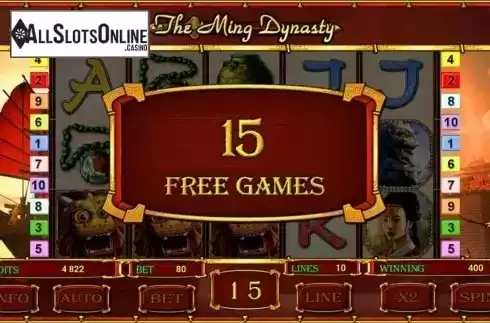 Free Spins. The Ming Dynasty (Novomatic) from Novomatic