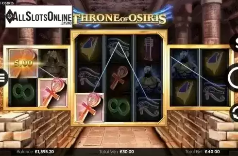 Win Screen 2. Throne of Osiris from Endemol Games