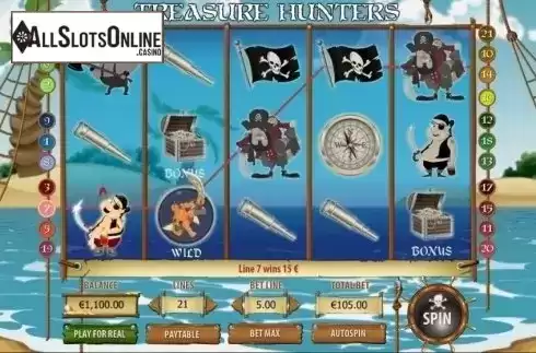 Win Screen. Treasure Hunters (GameScale) from GameScale