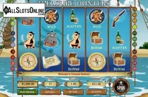 Reel Screen. Treasure Hunters (GameScale) from GameScale