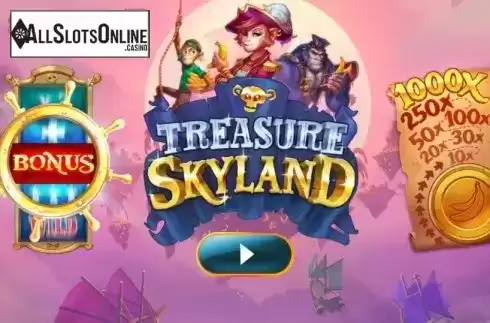 Start Screen. Treasure Skyland from JustForTheWin