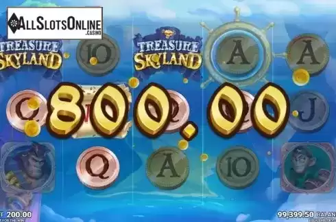 Win Screen 1. Treasure Skyland from JustForTheWin