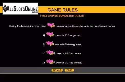 Free Game Feature screen