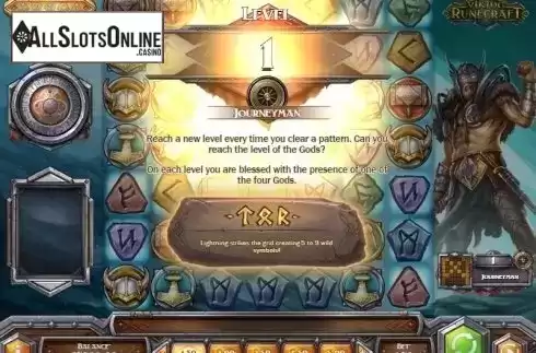 Intro Screen 2. Viking Runecraft from Play'n Go