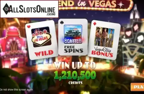 Game features. Weekend In Vegas from Betsoft