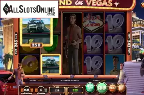 Scatter. Weekend In Vegas from Betsoft
