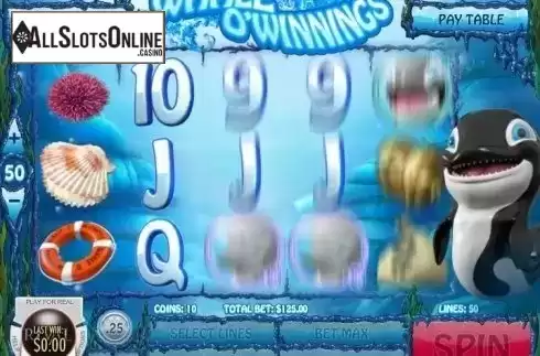 Screen6. Whale O' Winnings from Rival Gaming