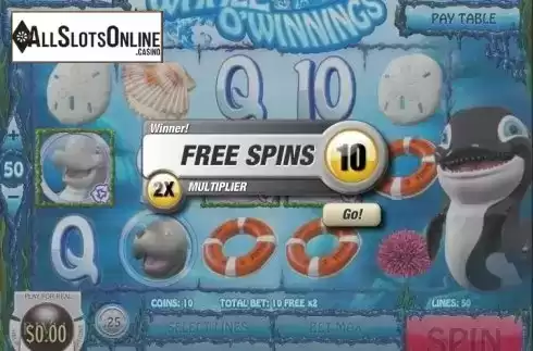 Screen9. Whale O' Winnings from Rival Gaming