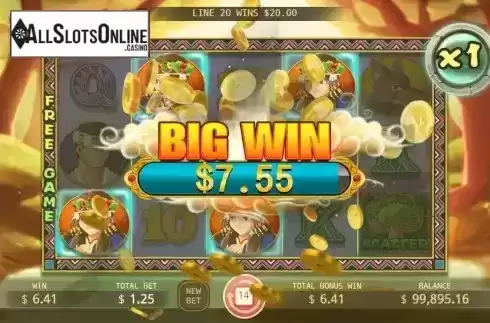 Big Win screen