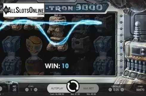 Win Screen. Wild-O-Tron 3000 from NetEnt