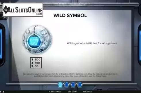 Wild Symbol. Wild-O-Tron 3000 from NetEnt