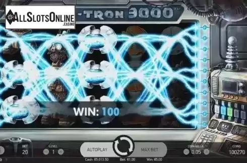 Feature Win. Wild-O-Tron 3000 from NetEnt