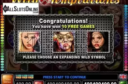 Screen3. Wild Temptations from Casino Technology