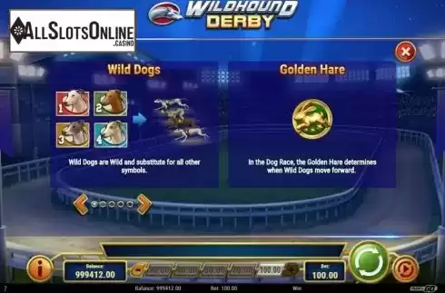 Features 1. Wildhound Derby from Play'n Go