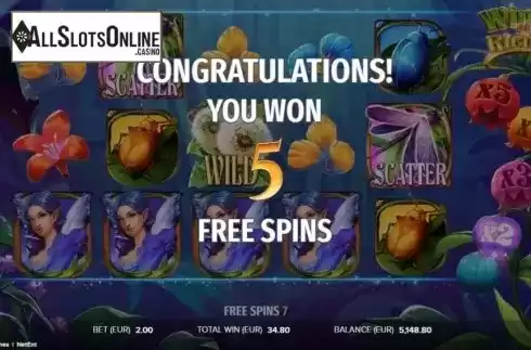 Free Spins 4. Wings of Riches from NetEnt