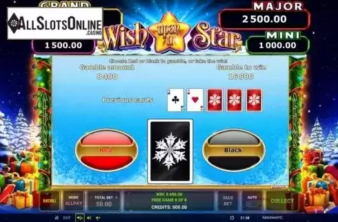 Gamble. Wish Upon a Star from Greentube
