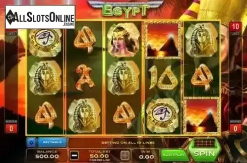 Reel Screen. Wonders of Egypt from Xplosive Slots Group