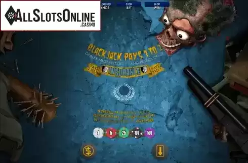 Reel Screen. Zombie Blackjack from Bunfox