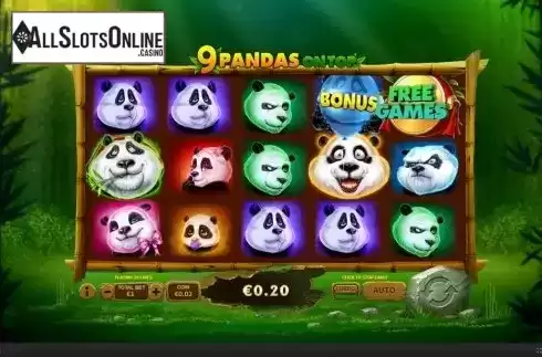 Win Screen 3. 9 Pandas On Top from Skywind Group