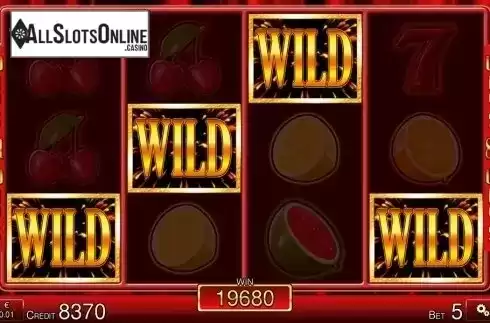 Wild Win screen. Multi Wild Red HD from Merkur