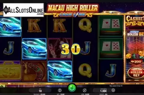 Win Screen 2. Macau High Roller from iSoftBet