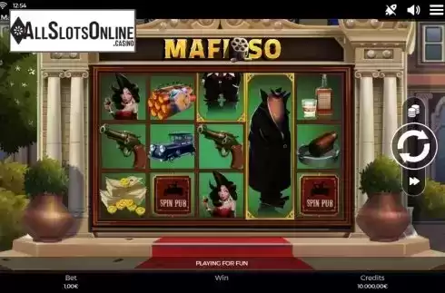 Reel Screen. Mafioso (Spinmatic) from Spinmatic