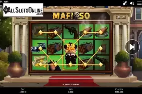 Win Screen 3. Mafioso (Spinmatic) from Spinmatic